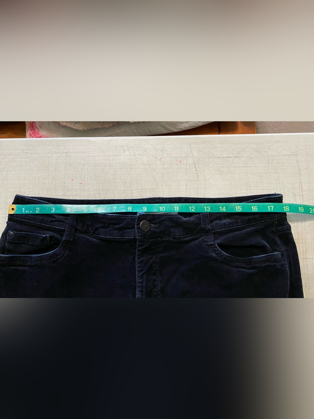 Croft & Barrow Navy Stretch Corduroy Pants - Picture 7 of 10